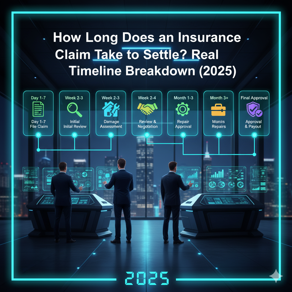 How Long Does an Insurance Claim Take to Settle? Real Timeline Breakdown (2025)