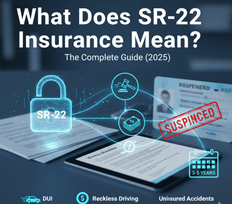 What Does SR-22 Insurance Mean? The Complete Guide (2025)